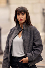 Manteau gris - Nelcy