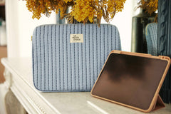 Pochette ordinateur bleu ciel - Neopol