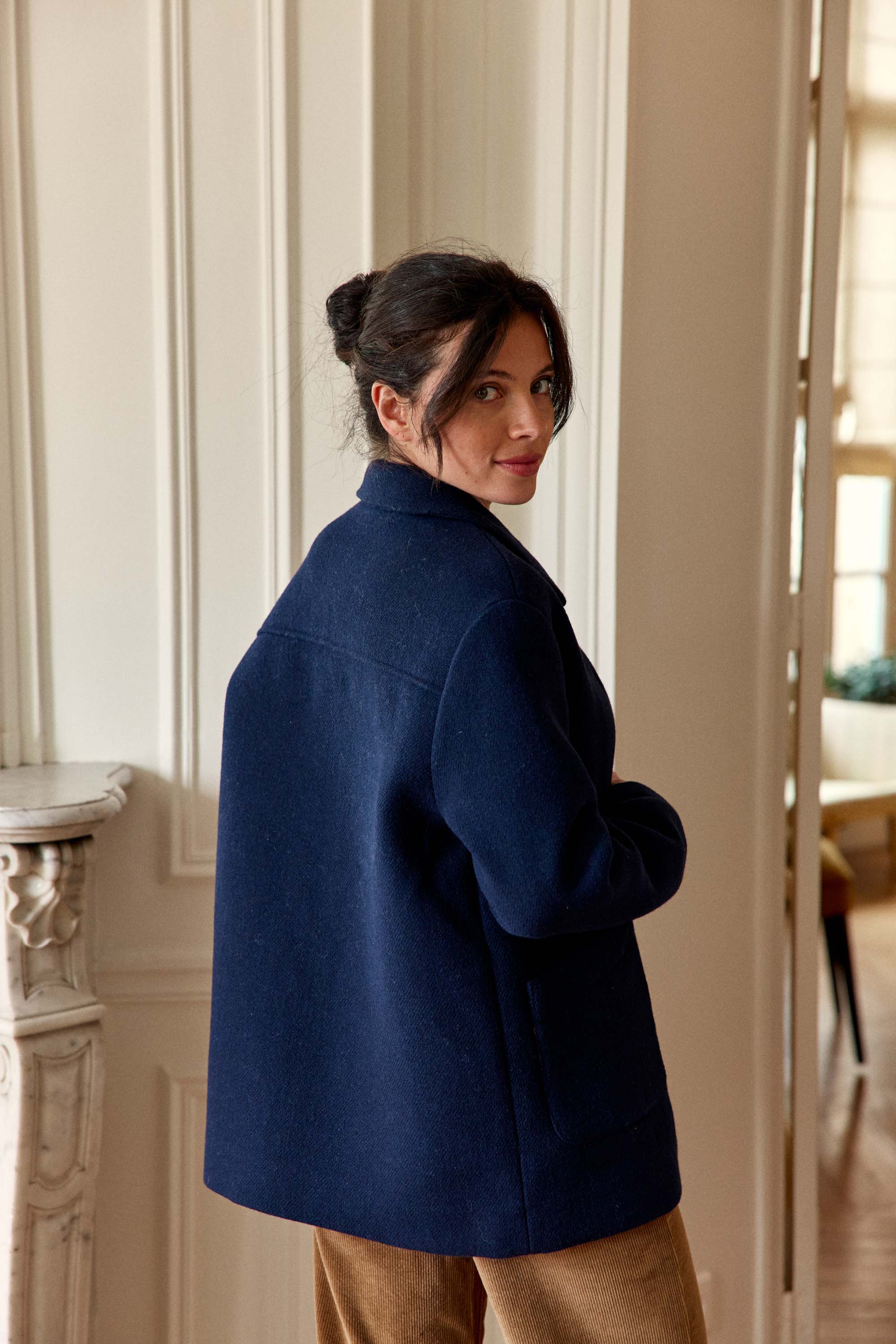 Manteau marine - Nita