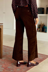 Pantalon velours marron - Paola