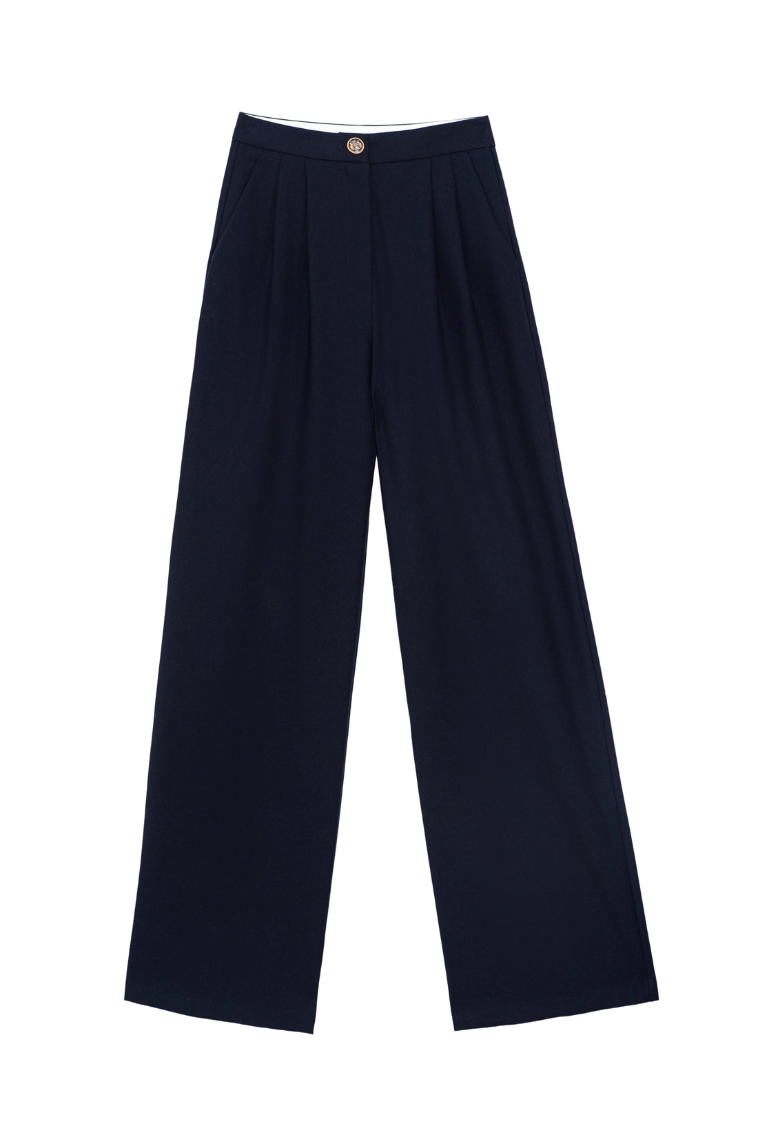 Pantalon droit marine - Paolo
