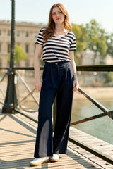 Pantalon droit marine - Paolo