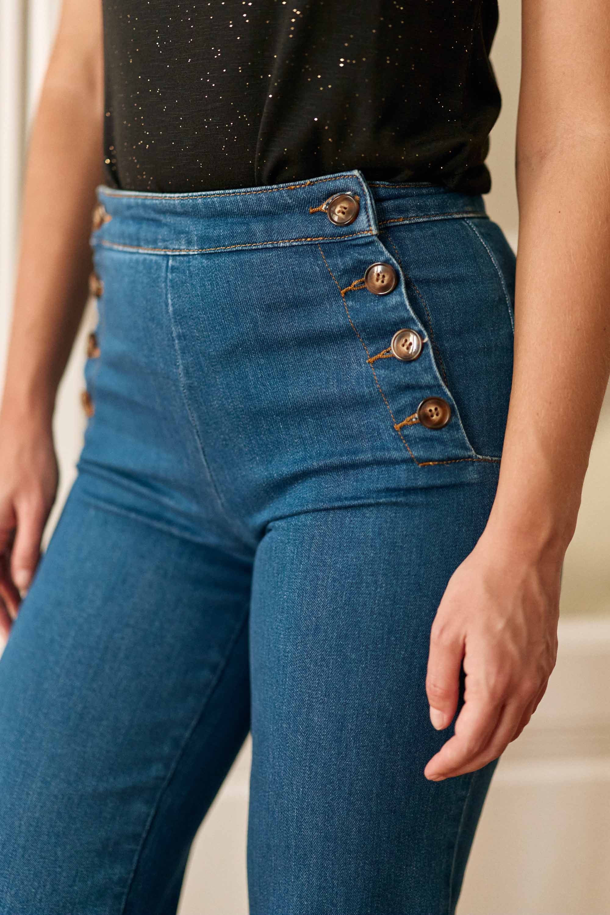 Jean à ponts wash - Paulie