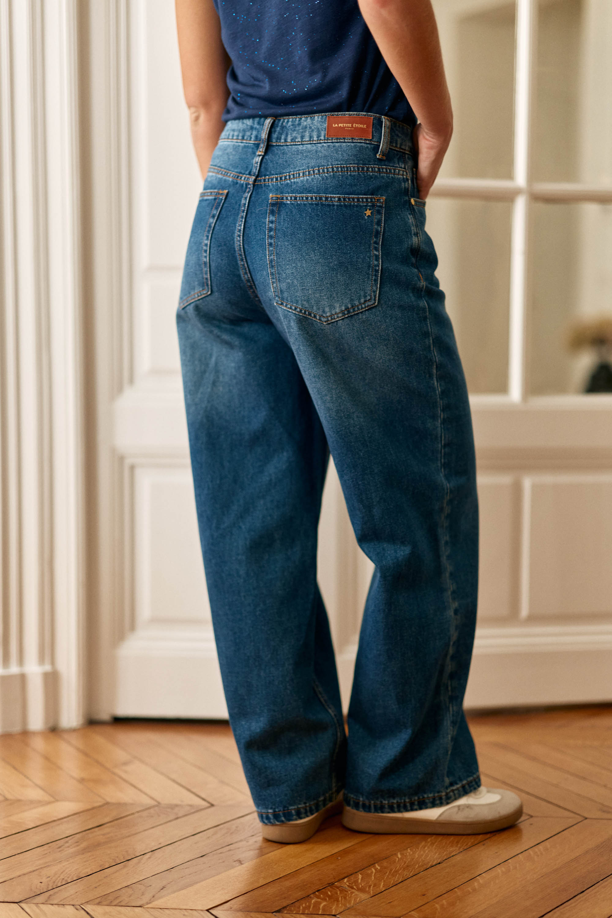 Jean baggy dark stone - Peguy