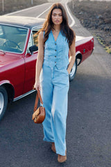 Pantalon en denim stone - Perline