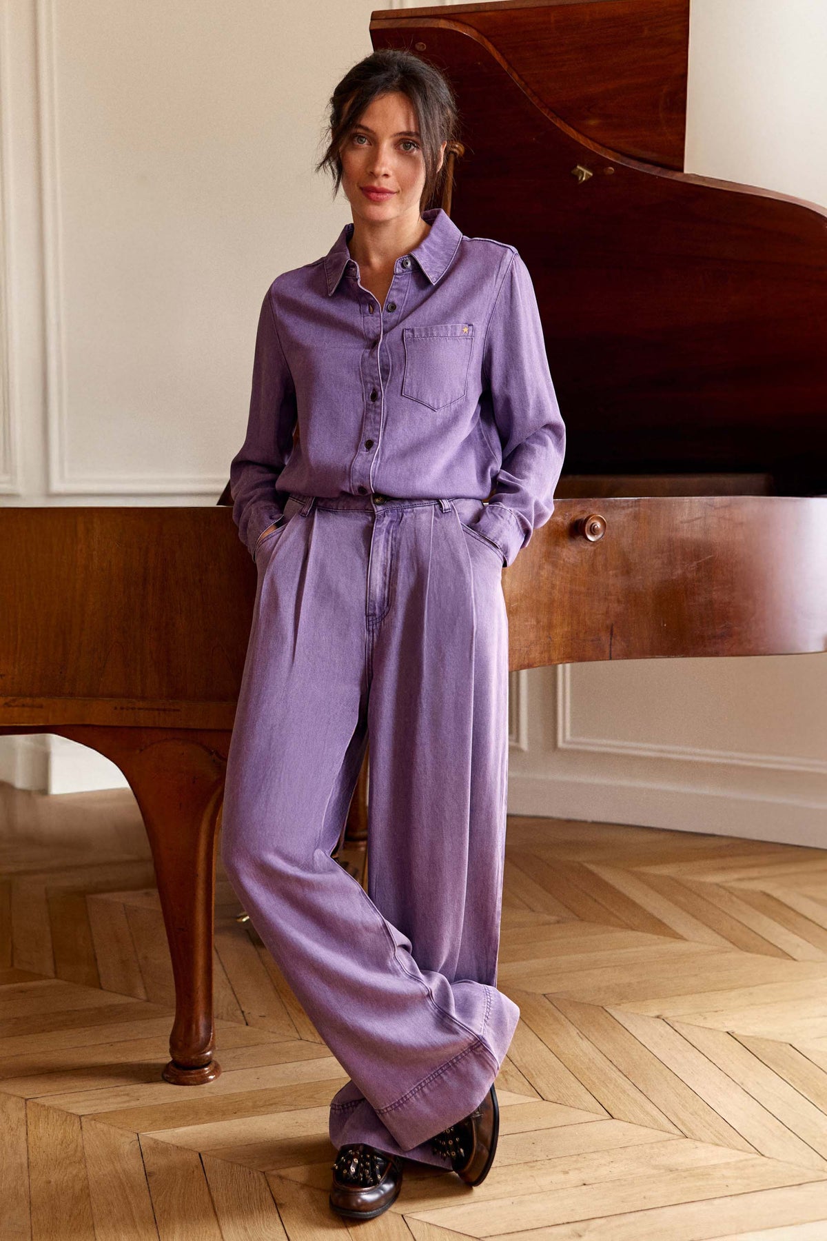 Pantalon parme - Presley