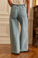 Jean large stone - Prune