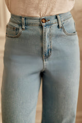 Jean large stone - Prune