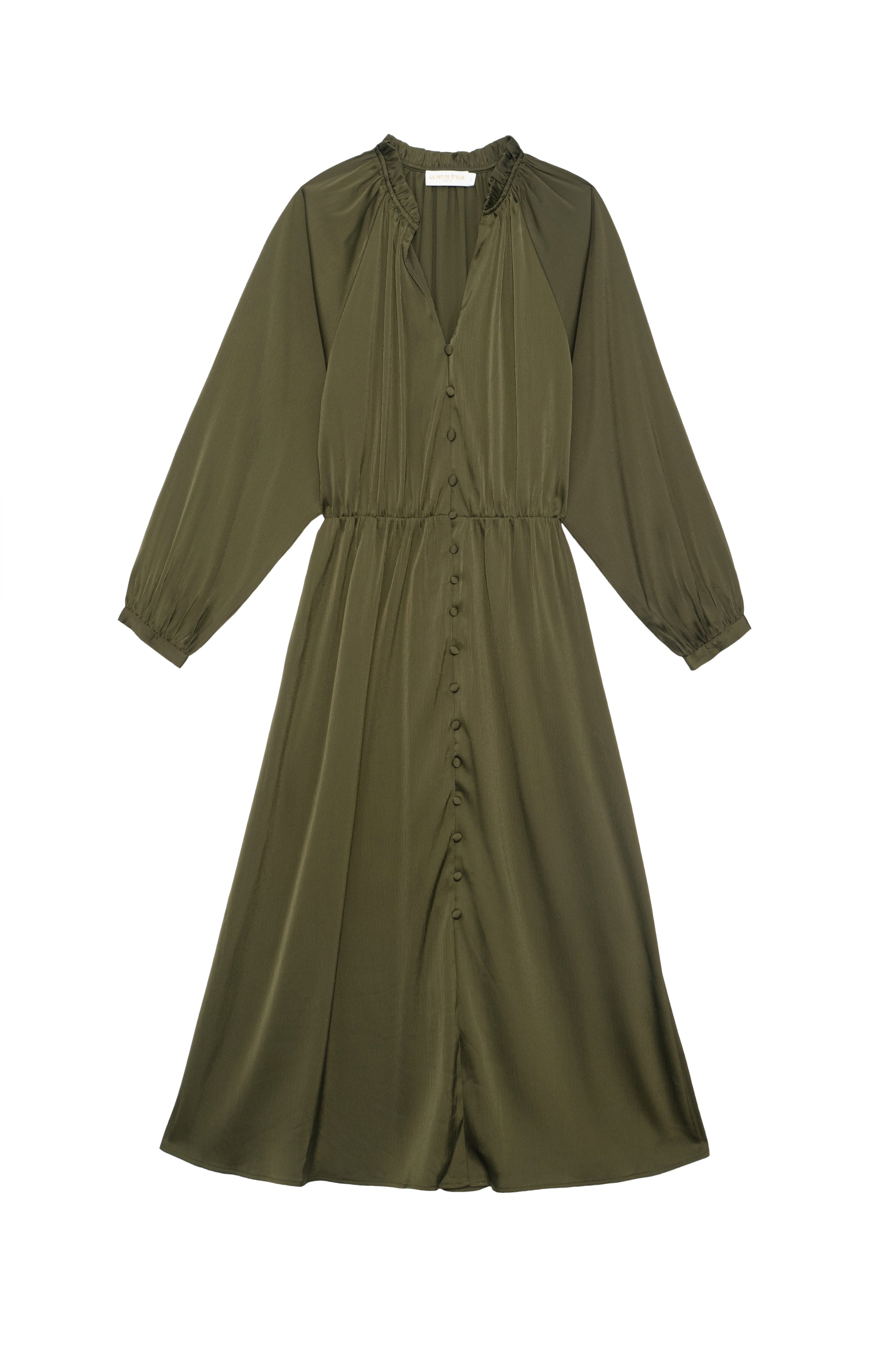 Robe midi kaki - Renan