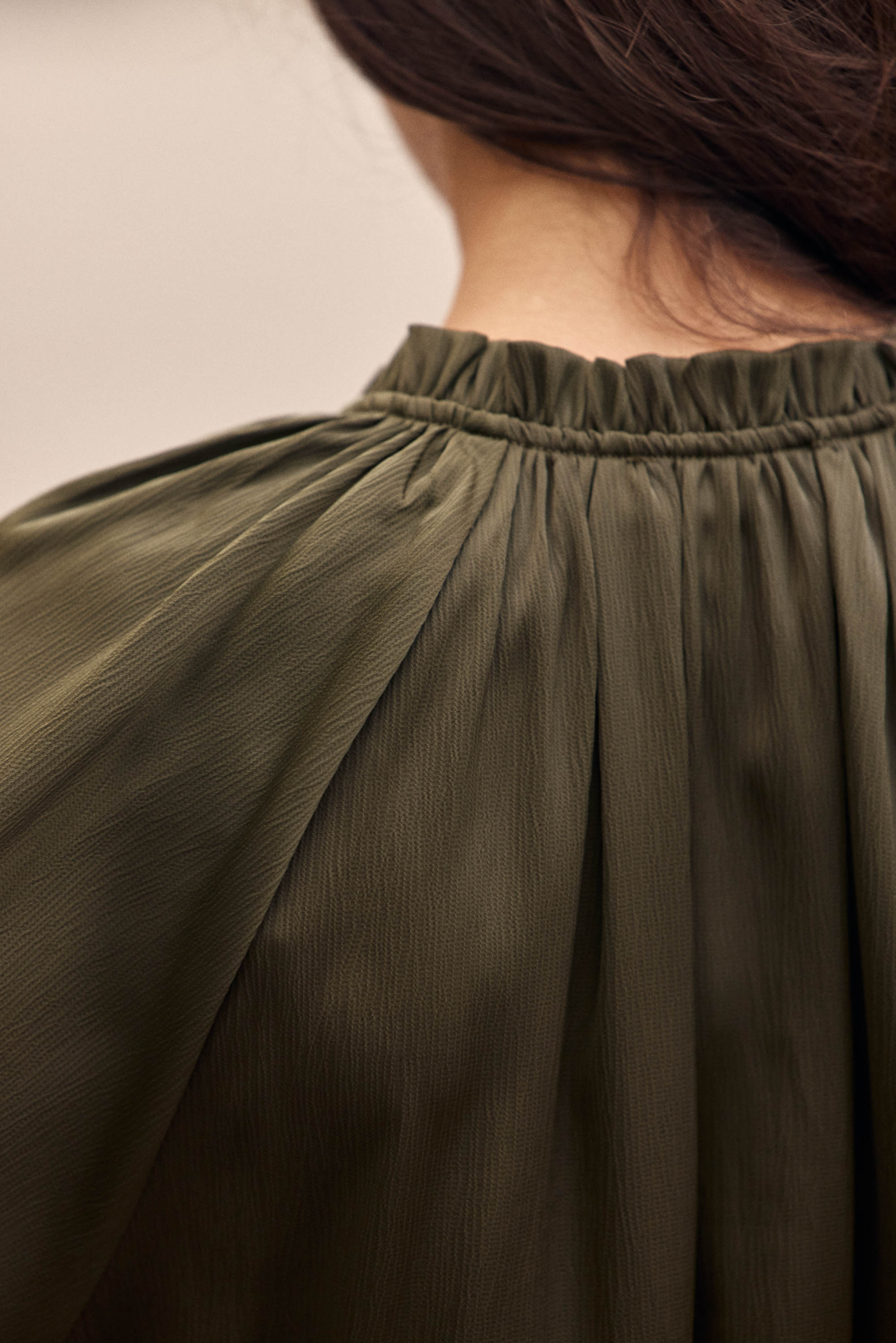 Robe midi kaki - Renan