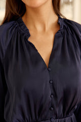 Robe midi marine - Renan