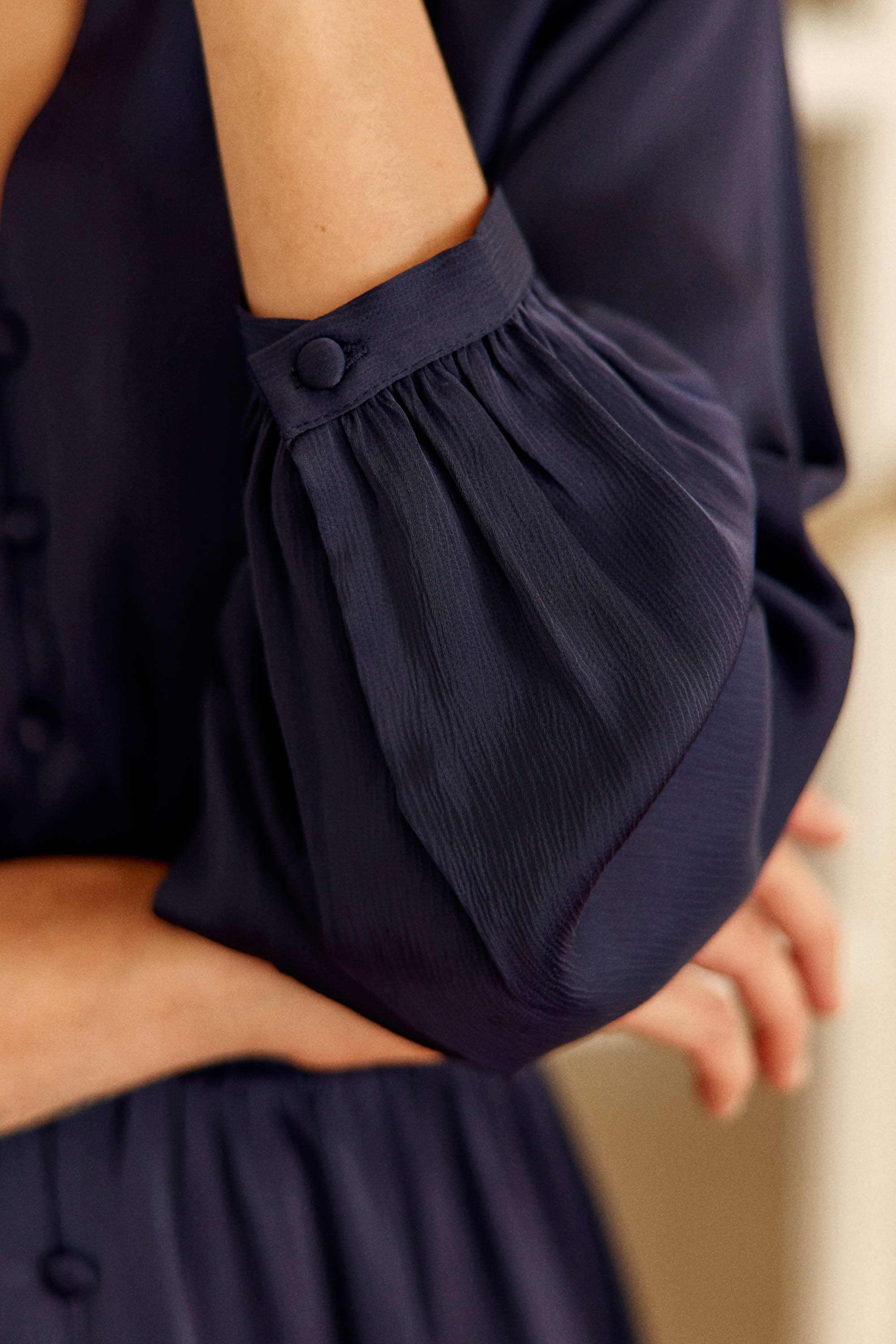 Robe midi marine - Renan