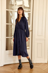 Robe midi marine - Renan