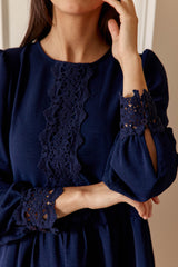 Robe courte marine - Riel