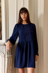 Robe courte marine - Riel