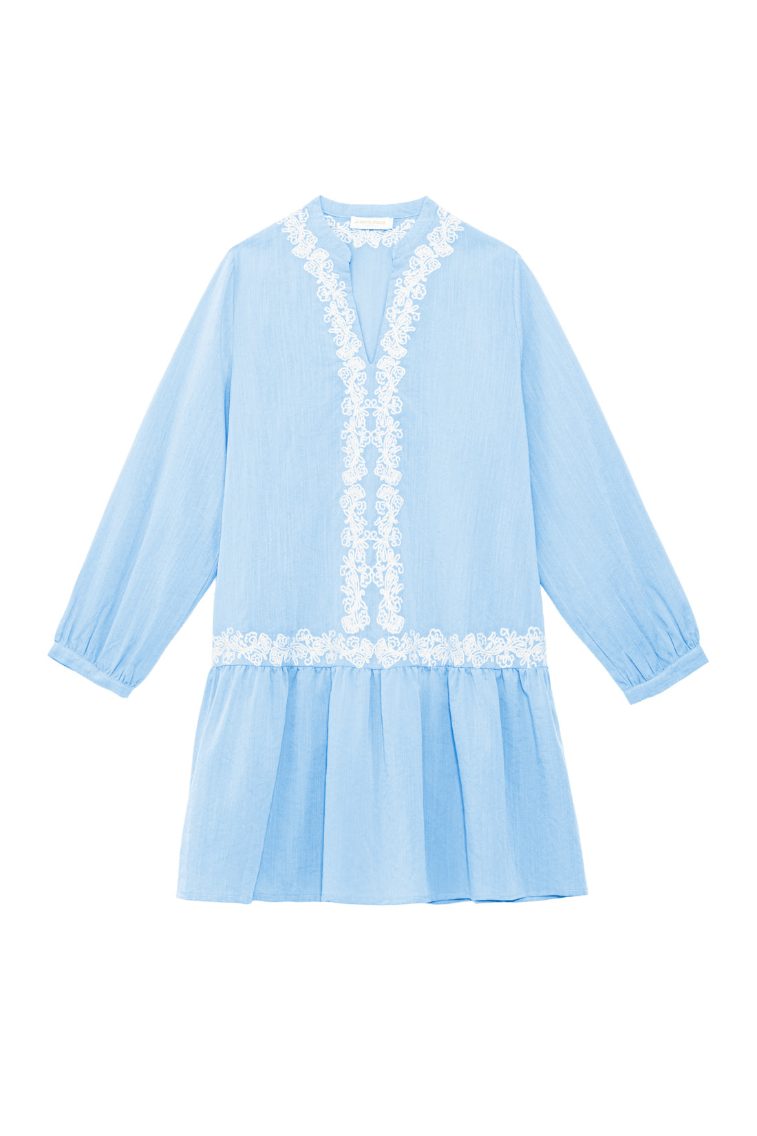 Robe courte bleue ciel - Riman