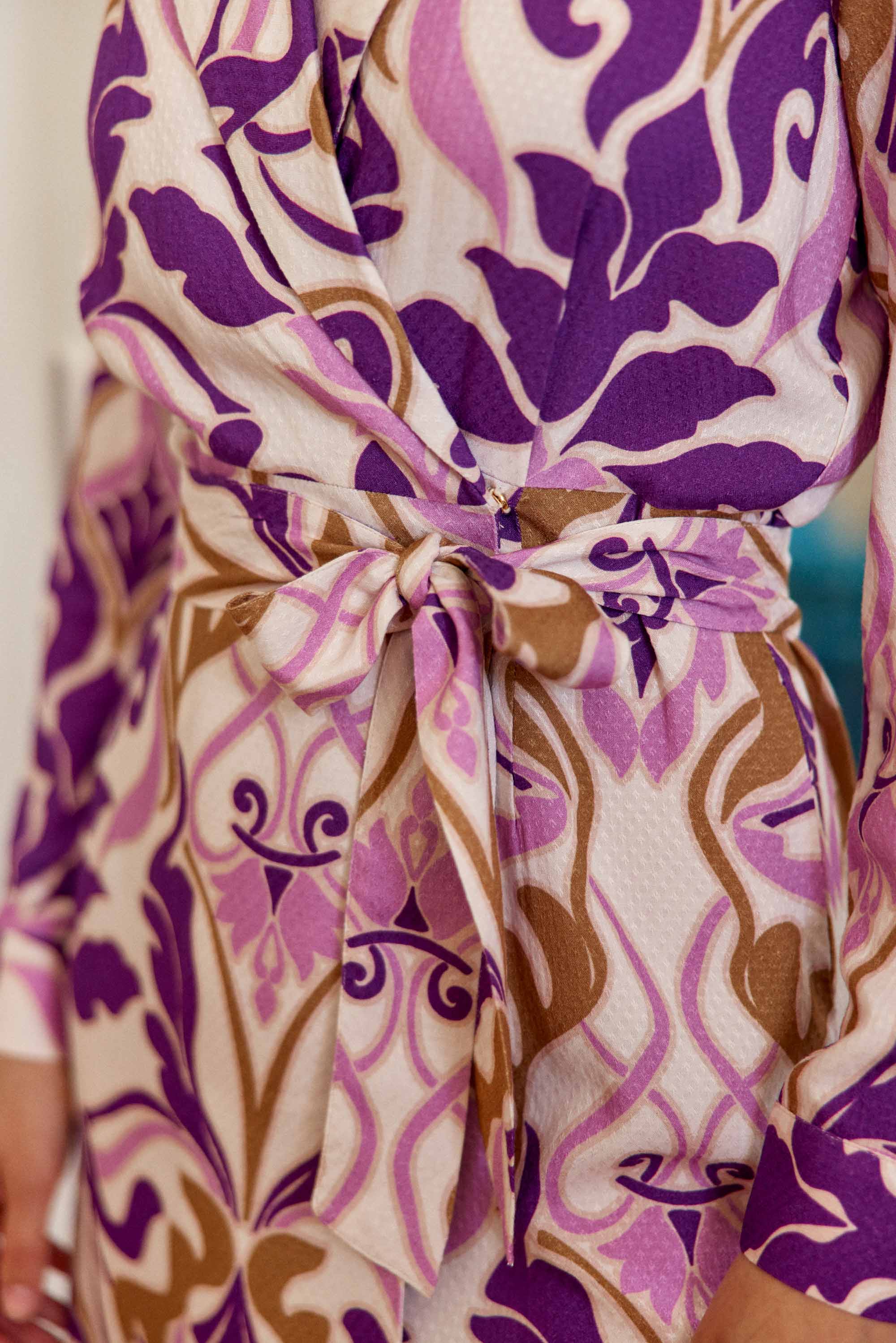 Robe courte violette - Romia