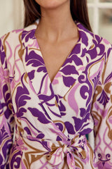 Robe courte violette - Romia