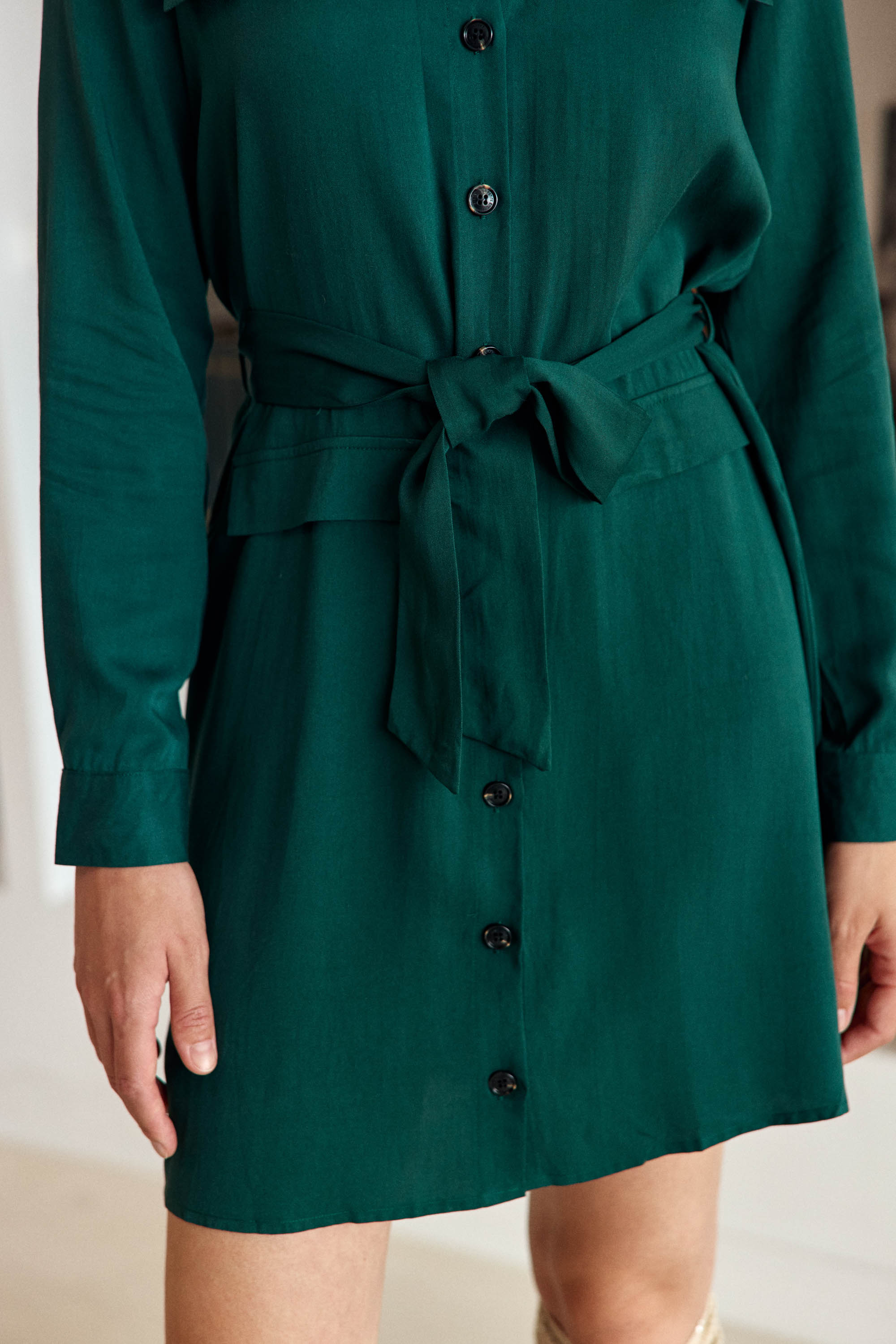 Robe vert anglais - Roni