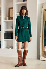 Robe vert anglais - Roni