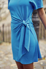 Robe droite bleu - Rusla