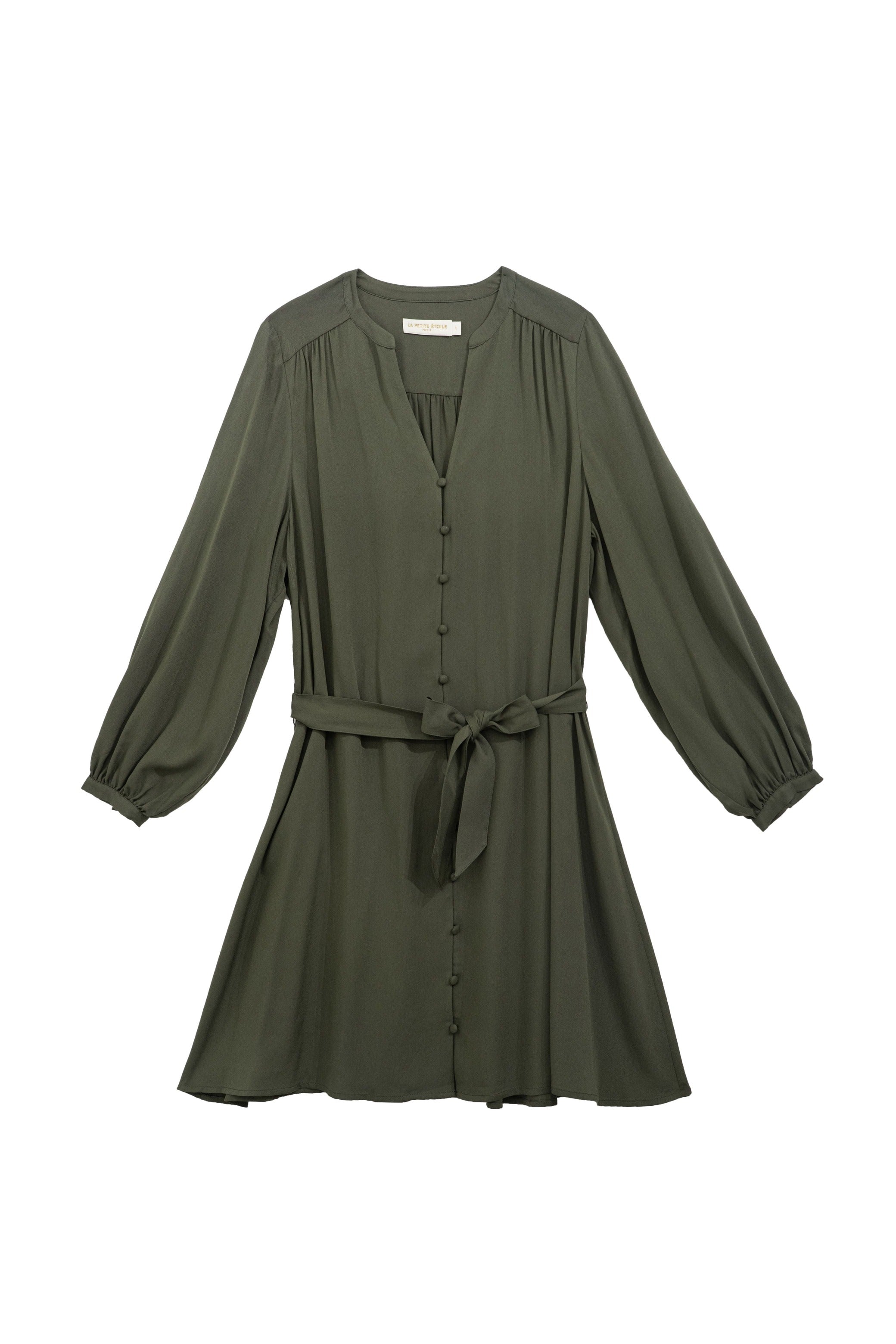 Robe courte kaki - Ruyan