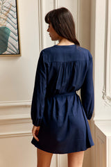 Robe courte marine - Ruyan