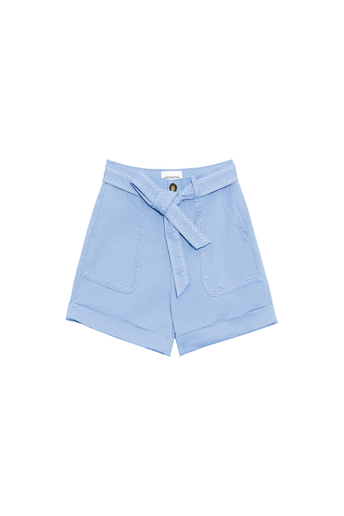Short taille haute bleu - Soeli