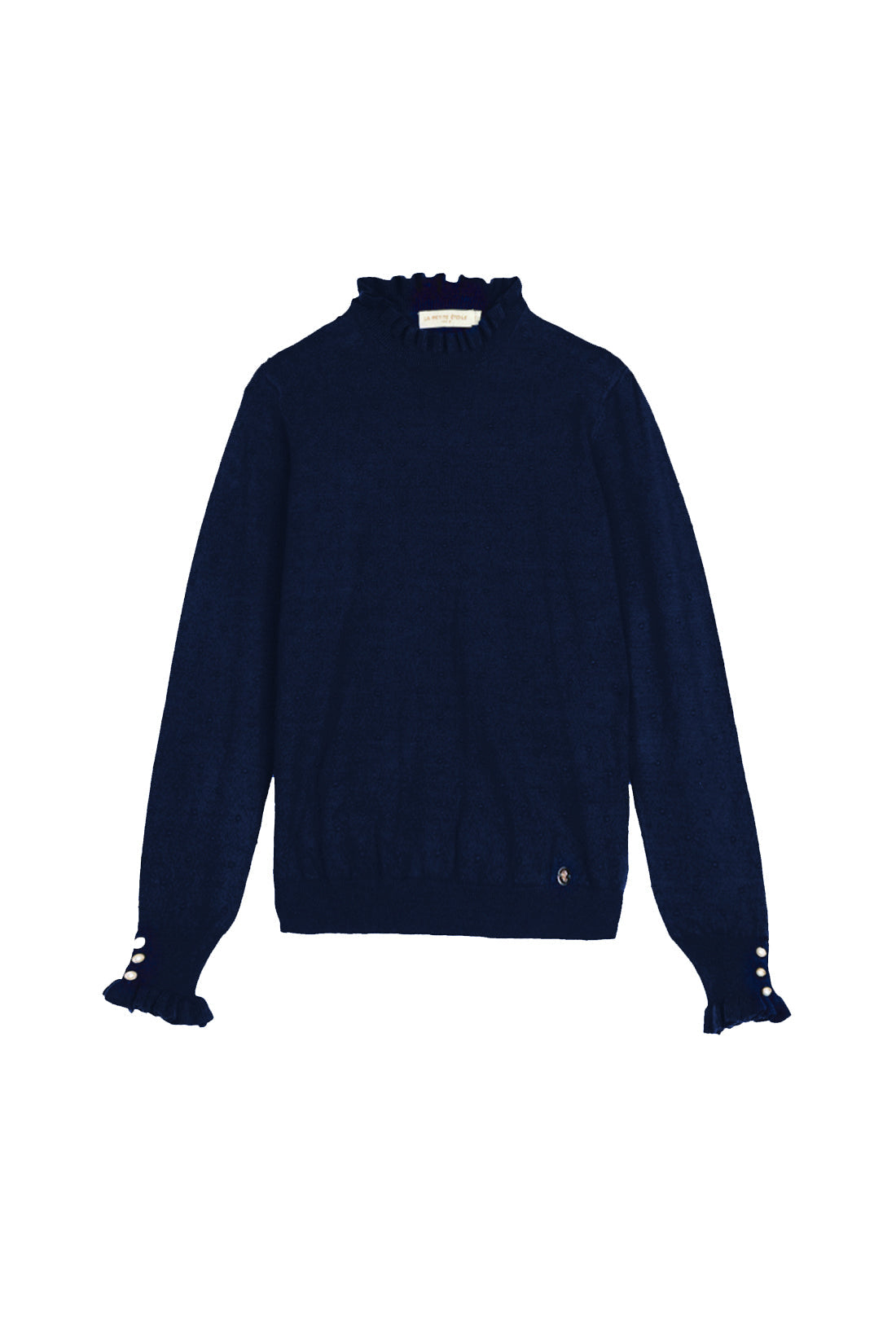 Pull col montant marine - Solferinos
