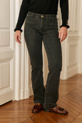 Jean flare gris - Sonny