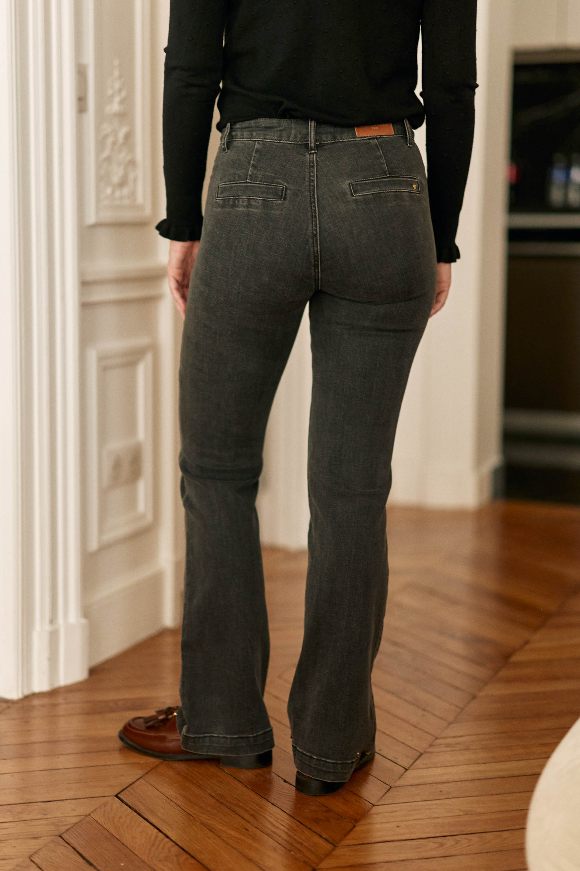 Jean flare gris - Sonny