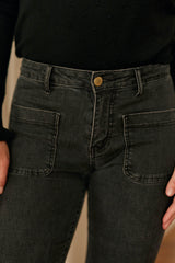 Jean flare gris - Sonny