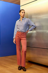 Jean flare vieux rose - Sonny