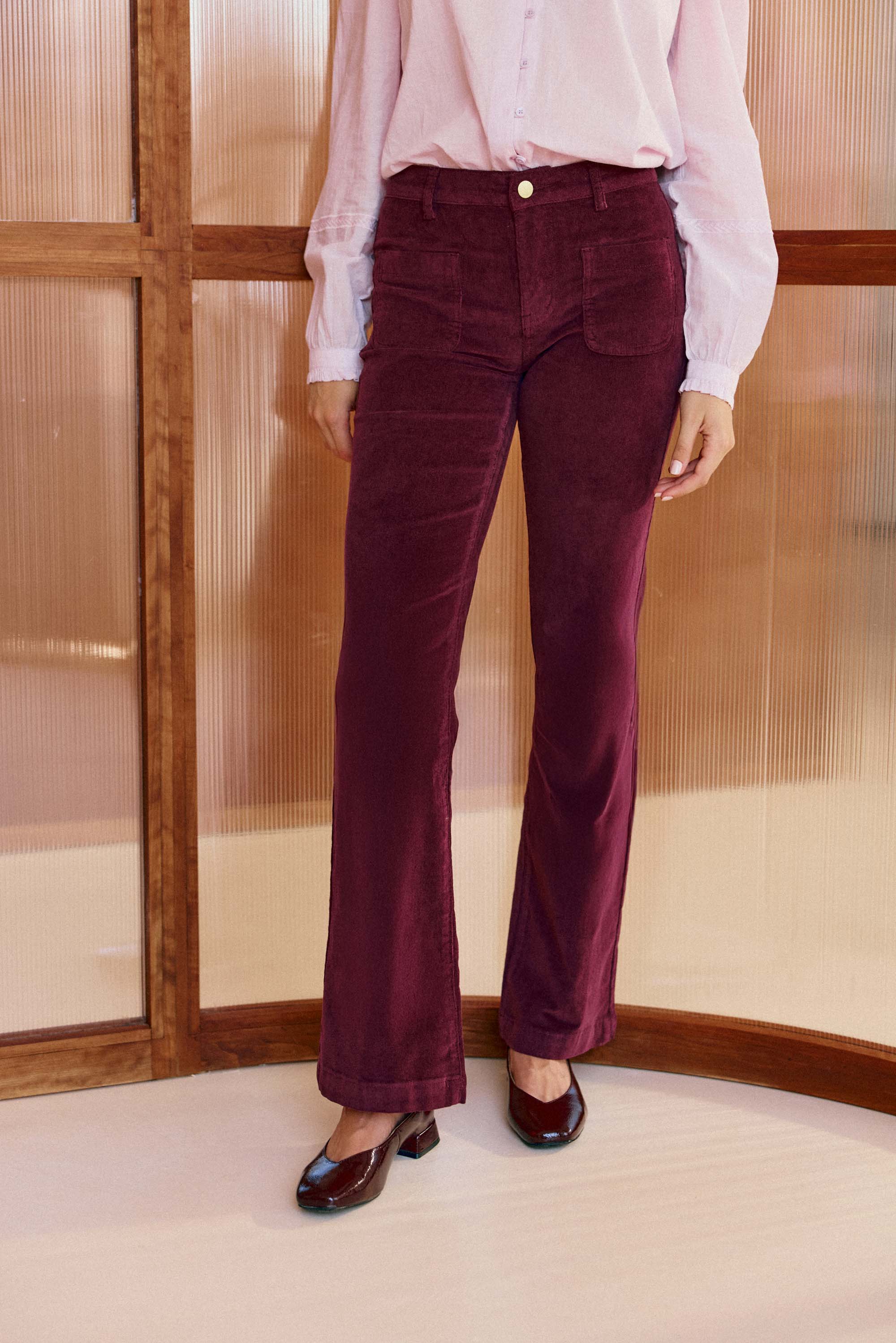 Pantalon lie de vin - Sonny