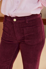 Pantalon lie de vin - Sonny