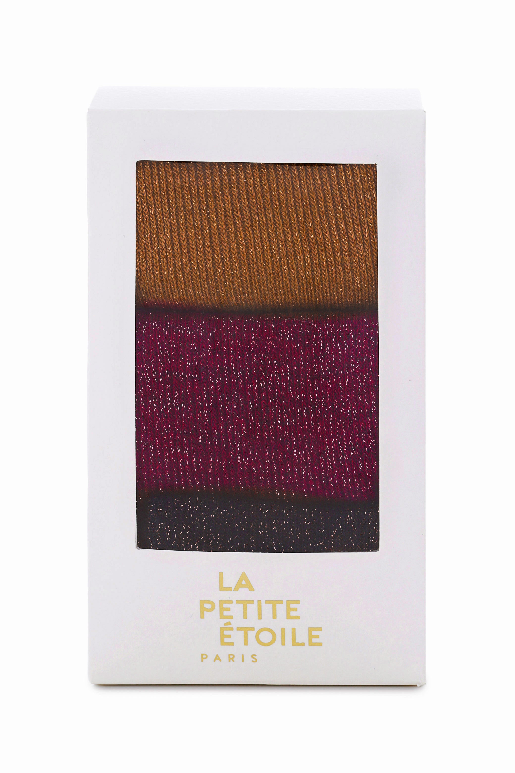 Chaussettes pailletées Sparkle - Bordeaux/Camel/Marine