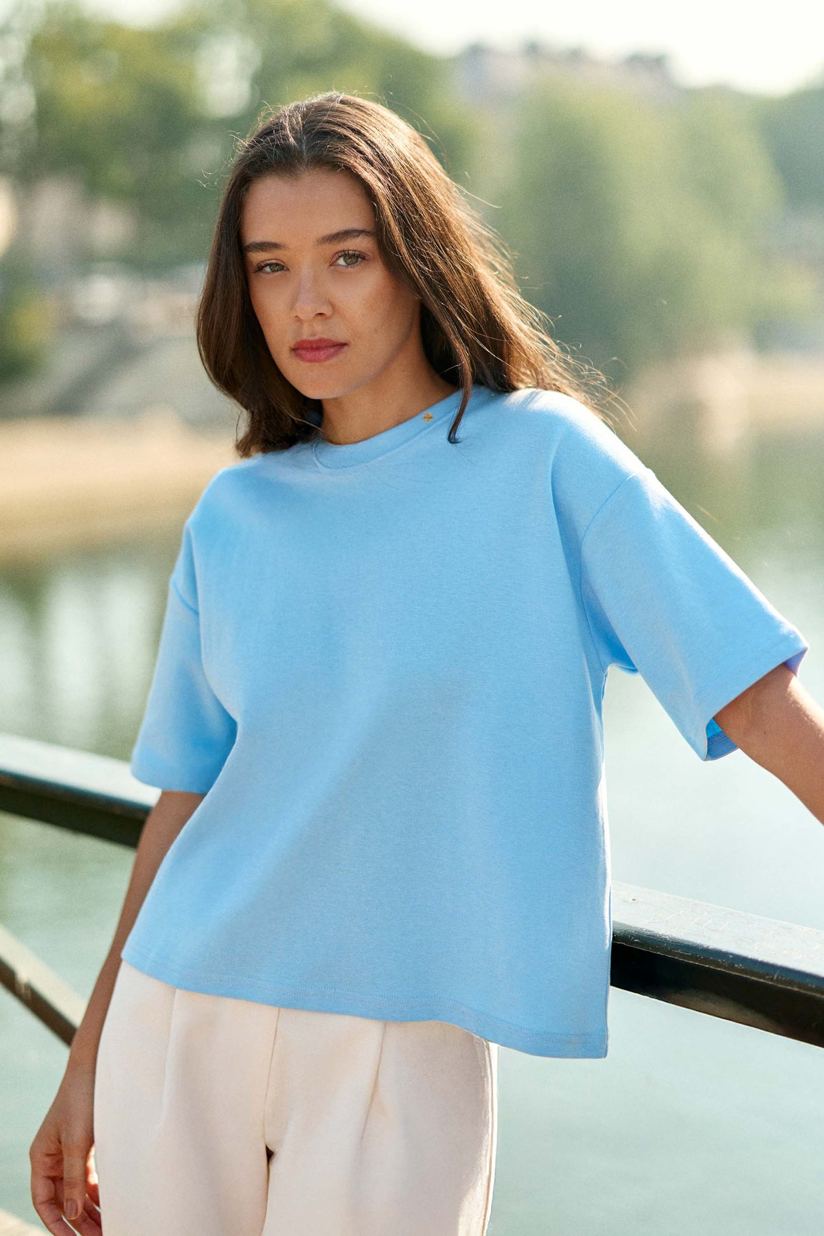 Sweat-shirt bleu - Tais