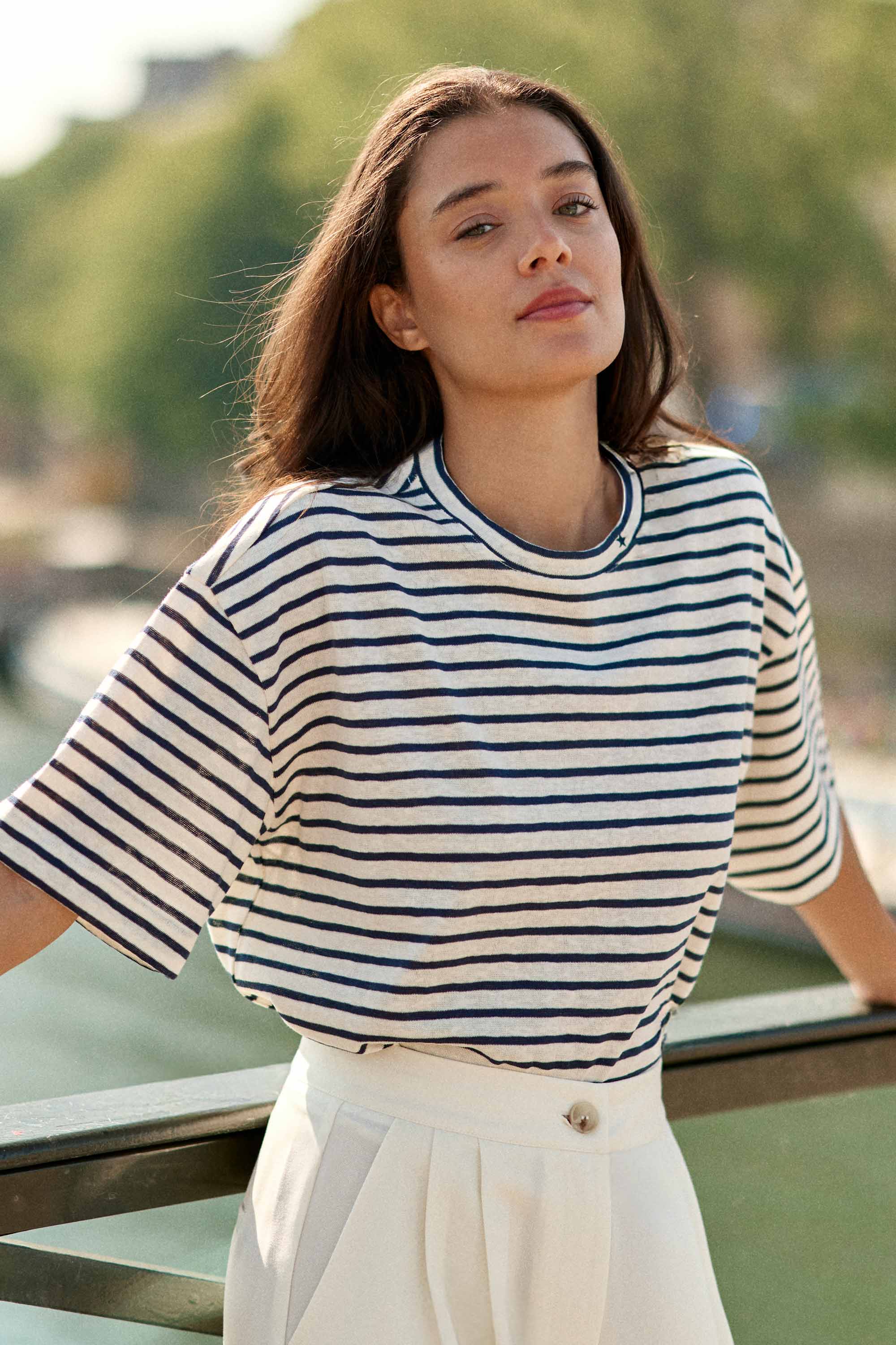 Sweat-shirt marinière - Tais