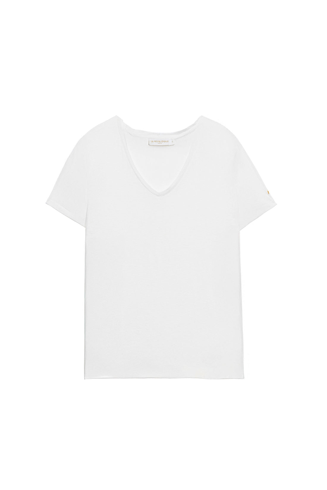 T-shirt col V écru - Thana