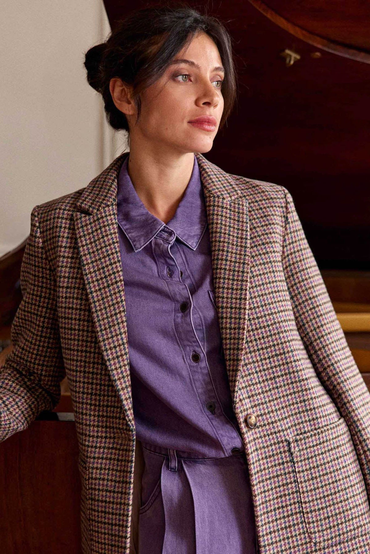 Veste pied de poule - Vaness