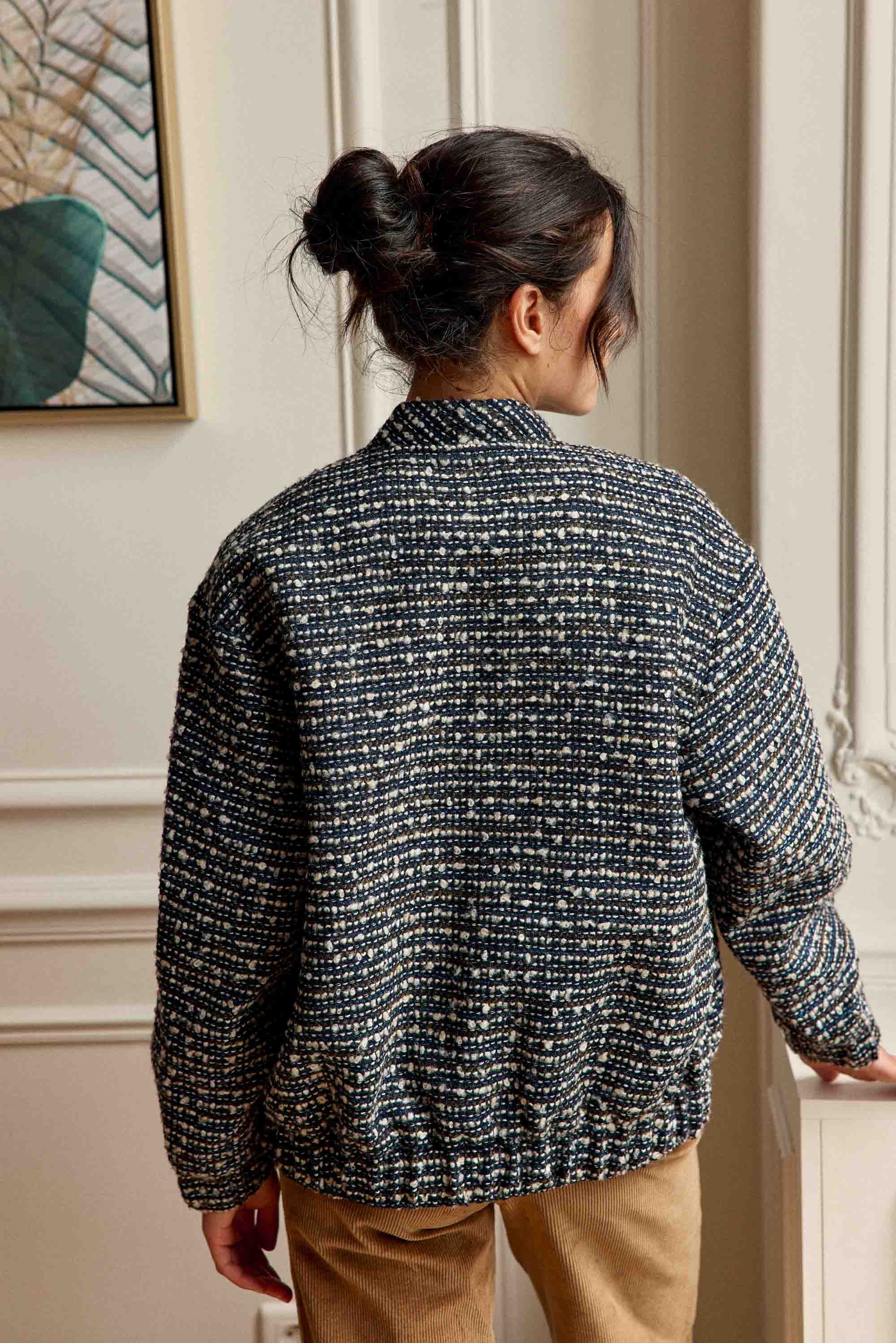 Veste teddy marine - Vesper