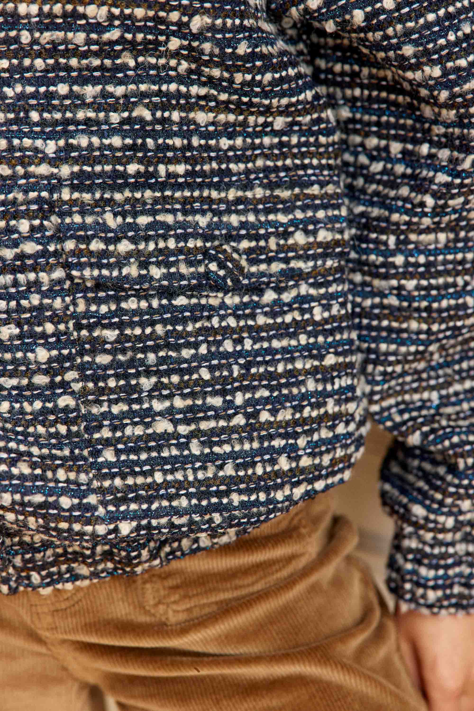 Veste teddy marine - Vesper