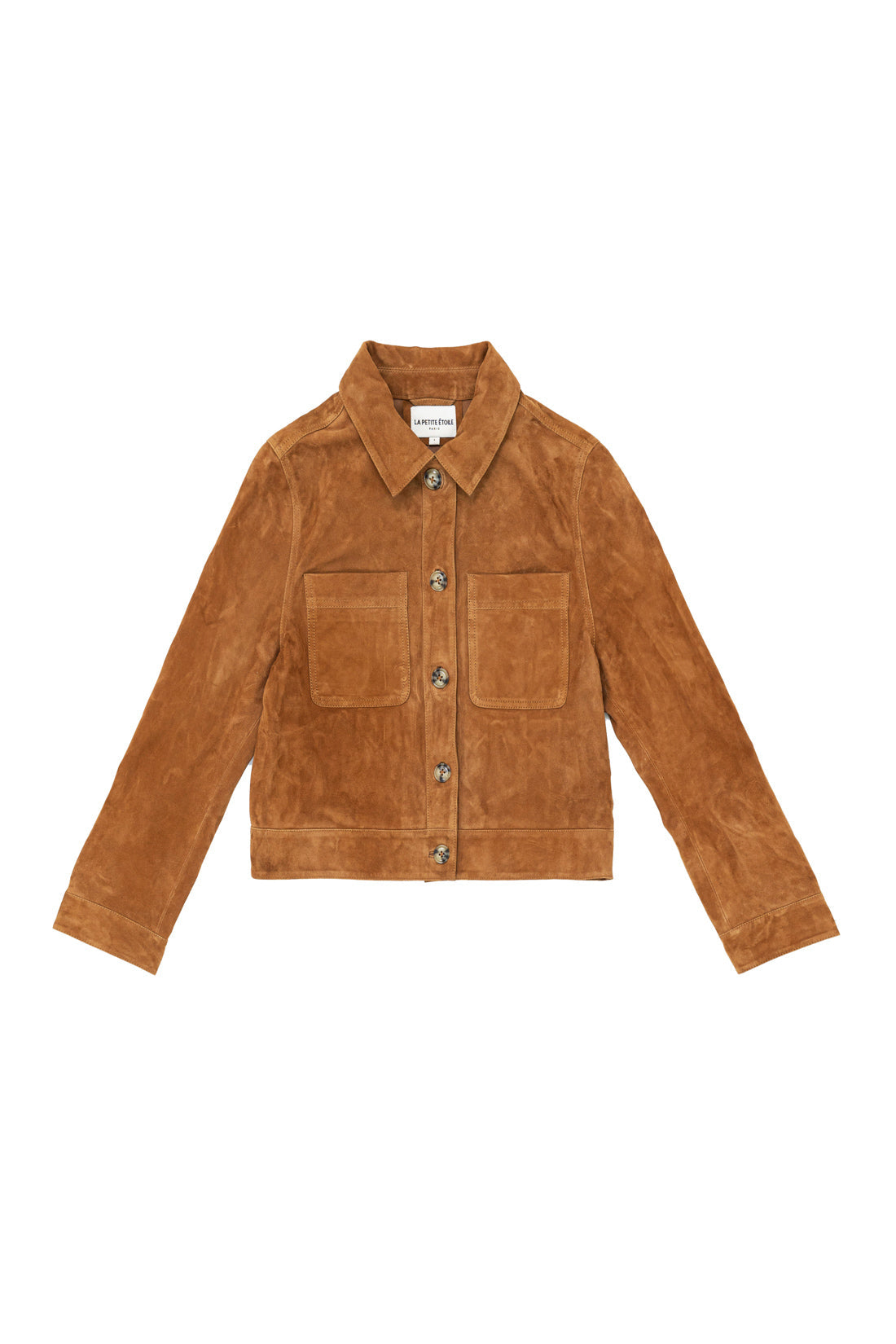 Veste en cuir camel - Virgina